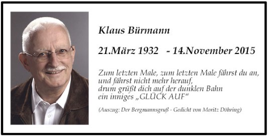 Nachruf Klaus BÃ¼rmann